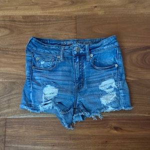 American Eagle Next Level Stretch HI RISE SHORTIE